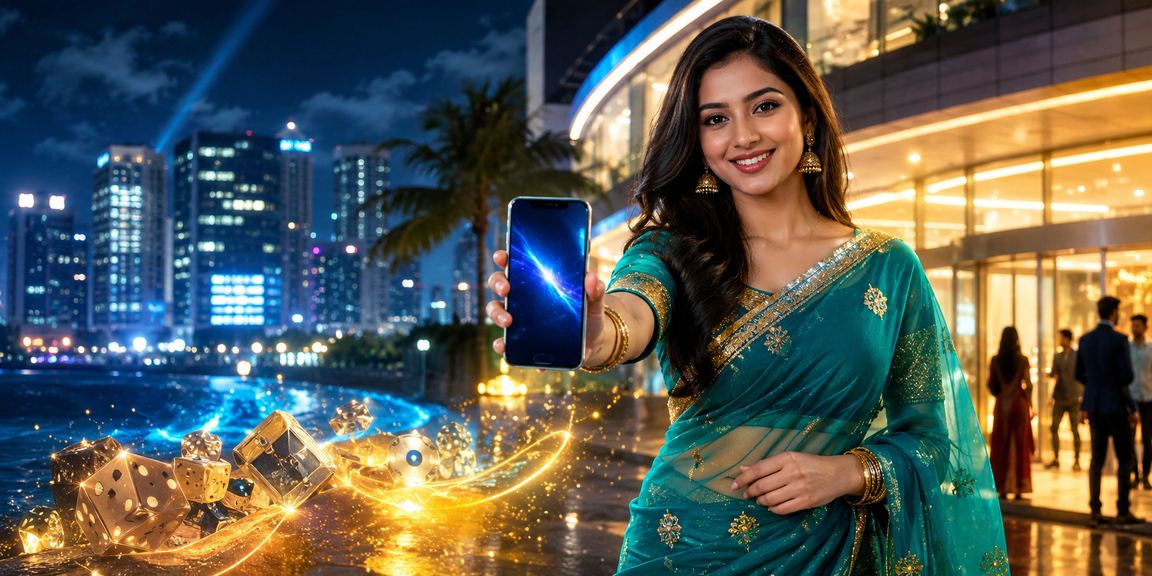 ঢাকা শহরে মোবাইল থেকে লটারি খেলার দৃশ্য