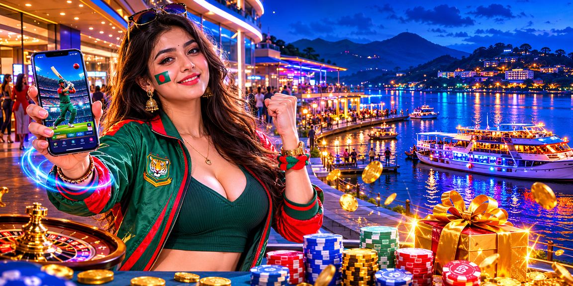 রাঙামাটিতে ক্রিকেট বেটিং উপভোগরত তরুণ